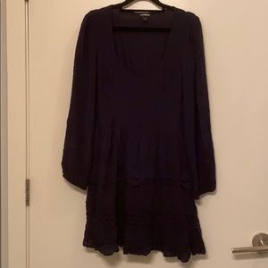 EXPRESS navy blue dress